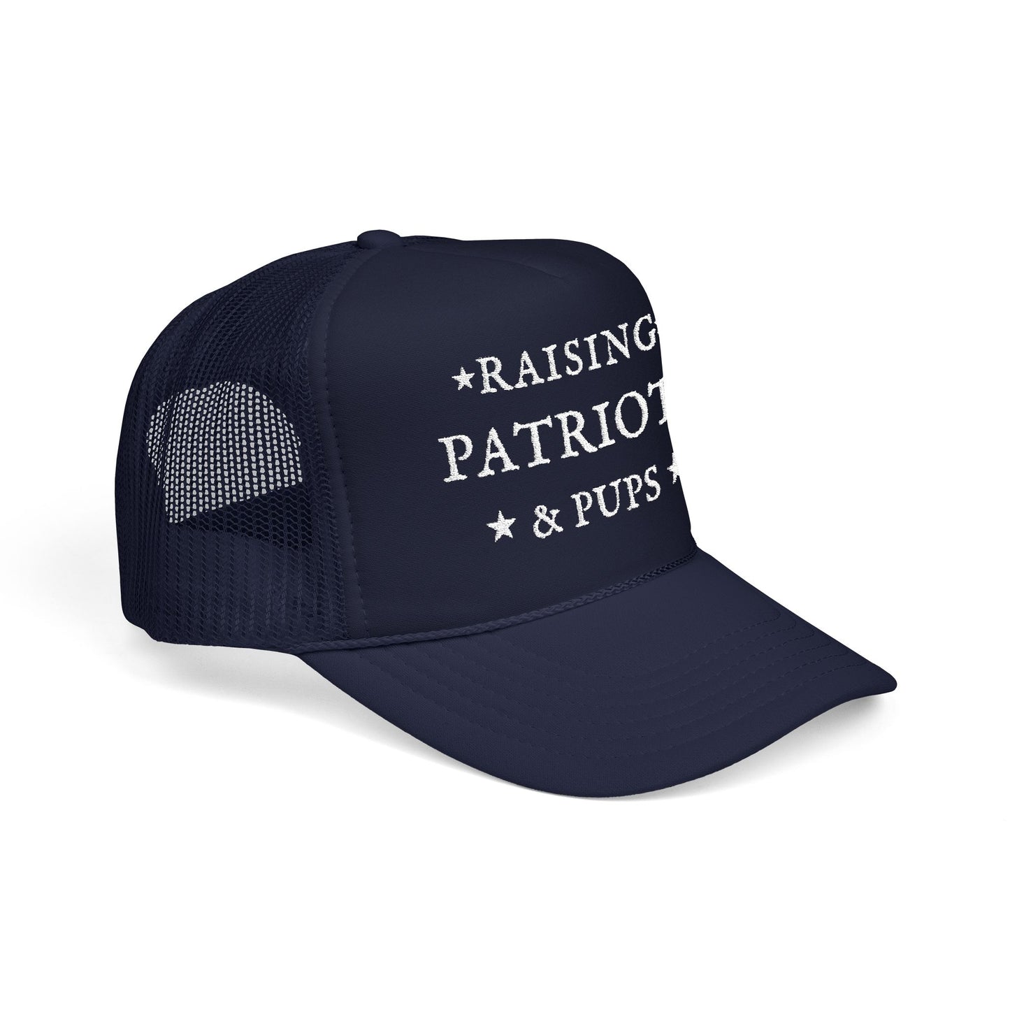 Raising Patriots & Pups Embroidered Trucker Hat - America 250 Collection
