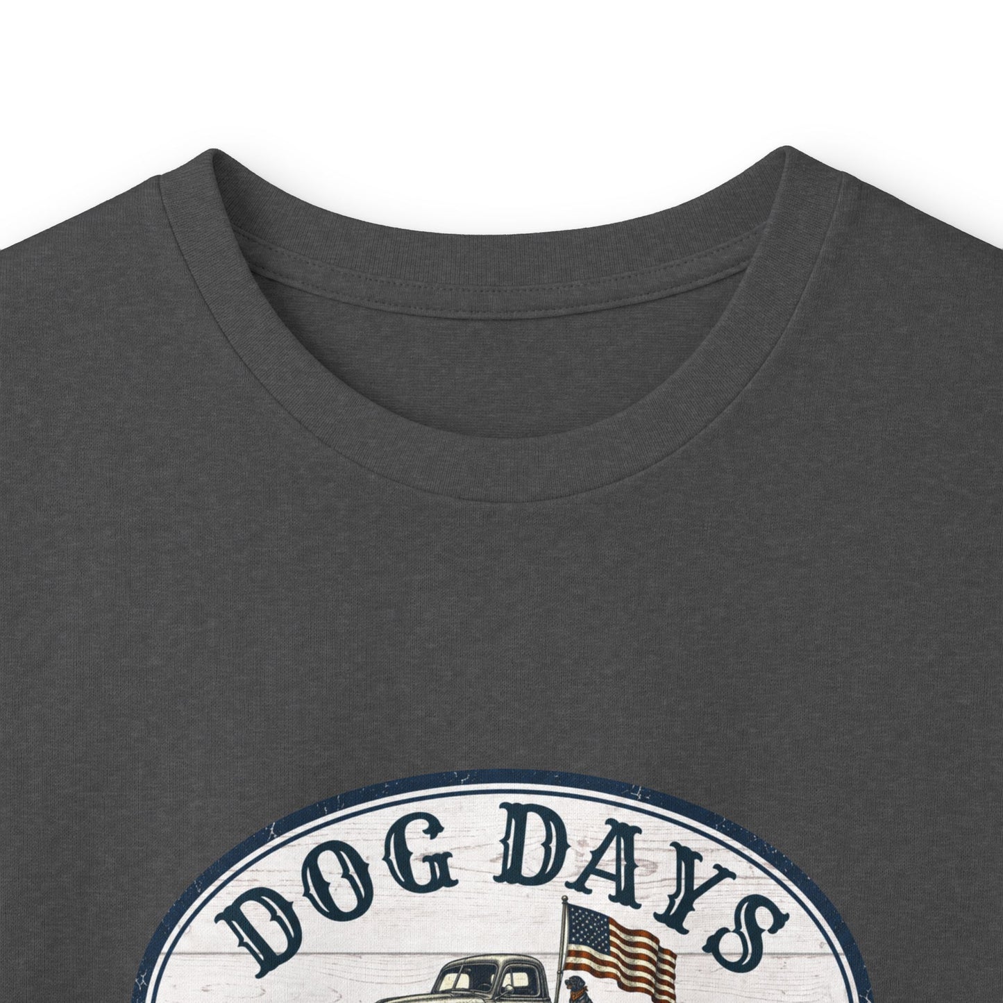 Dog Days Mercantile Logo Long Sleeve T-Shirt | Unisex Gildan® Long Sleeve Tee | Farmhouse Americana Dog Lover Shirt