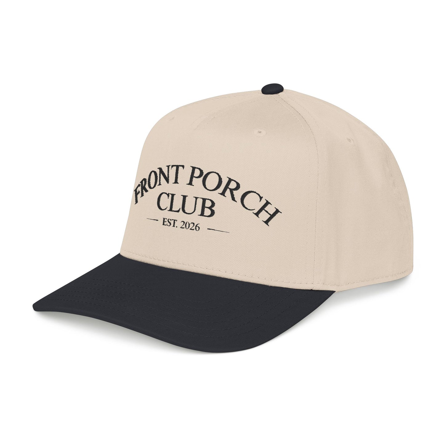 Front Porch Club Est. 2026 Embroidered Trucker Hat | Vintage Country Baseball Cap