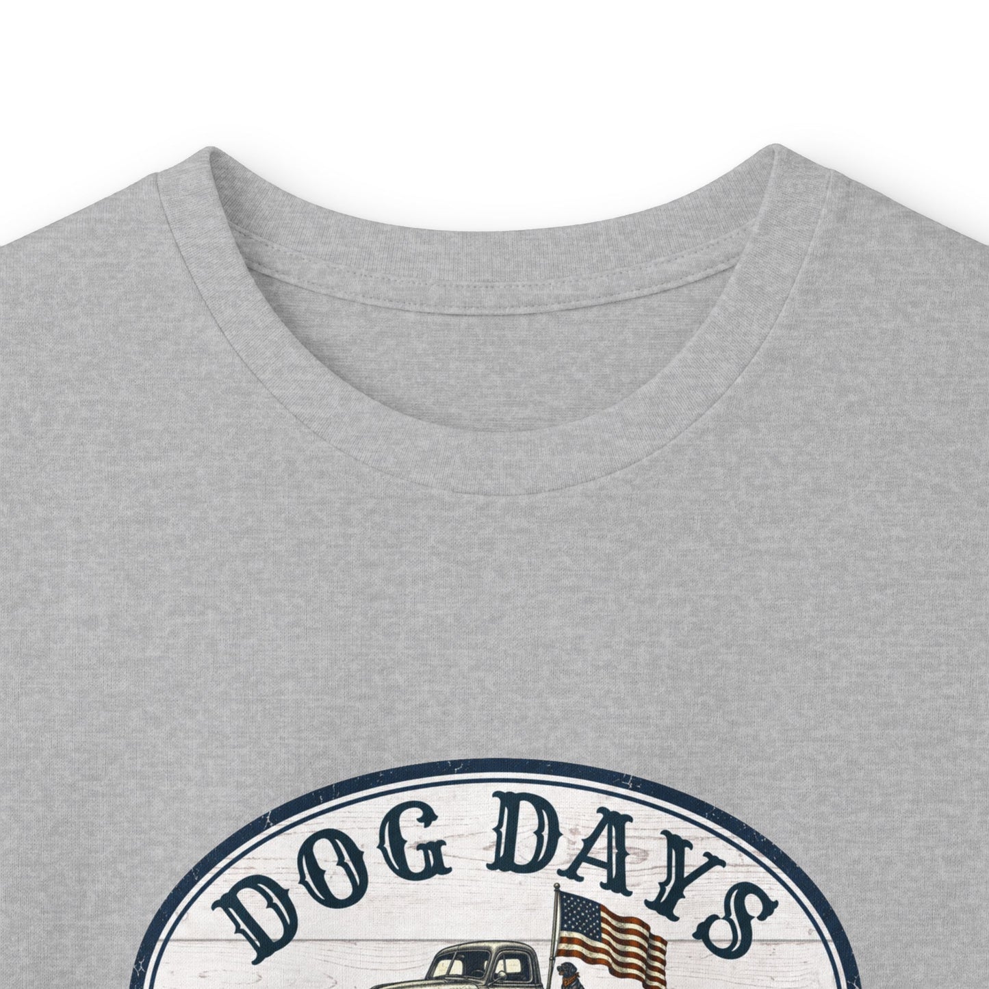 Dog Days Mercantile Logo Long Sleeve T-Shirt | Unisex Gildan® Long Sleeve Tee | Farmhouse Americana Dog Lover Shirt