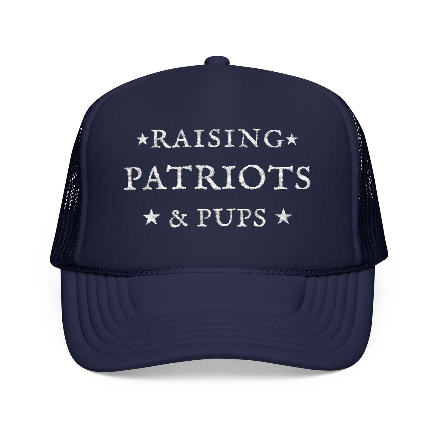 Raising Patriots & Pups Embroidered Trucker Hat - America 250 Collection