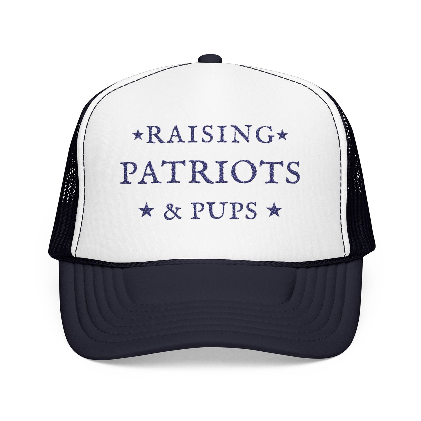 Raising Patriots & Pups Embroidered Trucker Hat - America 250 Collection