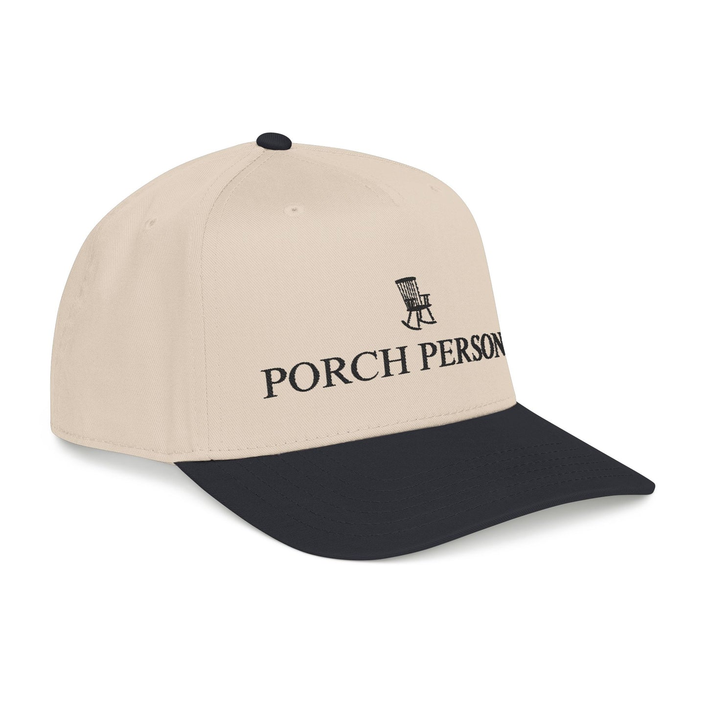 Porch Person Embroidered Trucker Hat | Vintage Country Baseball Cap | Farmhouse Style | Front Porch Club Hat