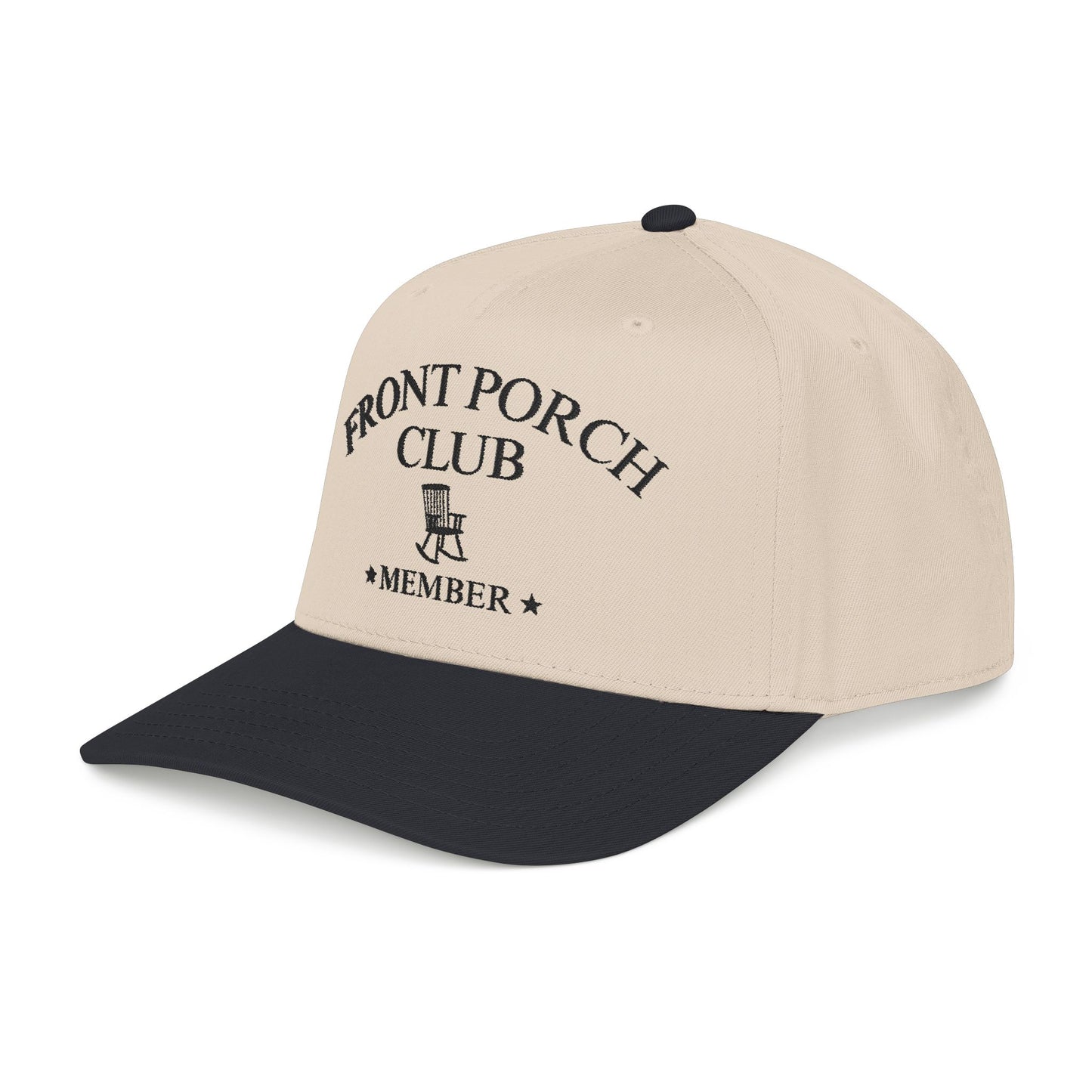 Front Porch Club Member Embroidered Trucker Hat | Vintage Country Baseball Cap | Dog Days Mercantile