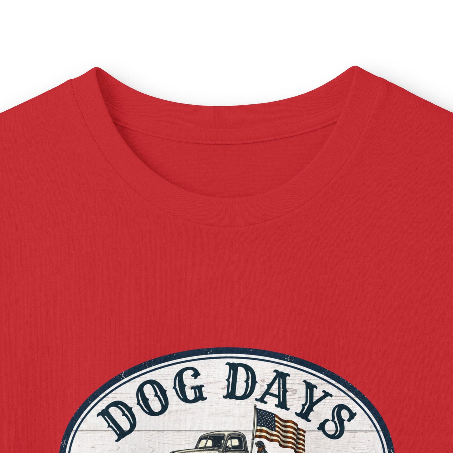 Dog Days Mercantile Logo Long Sleeve T-Shirt | Unisex Gildan® Long Sleeve Tee | Farmhouse Americana Dog Lover Shirt
