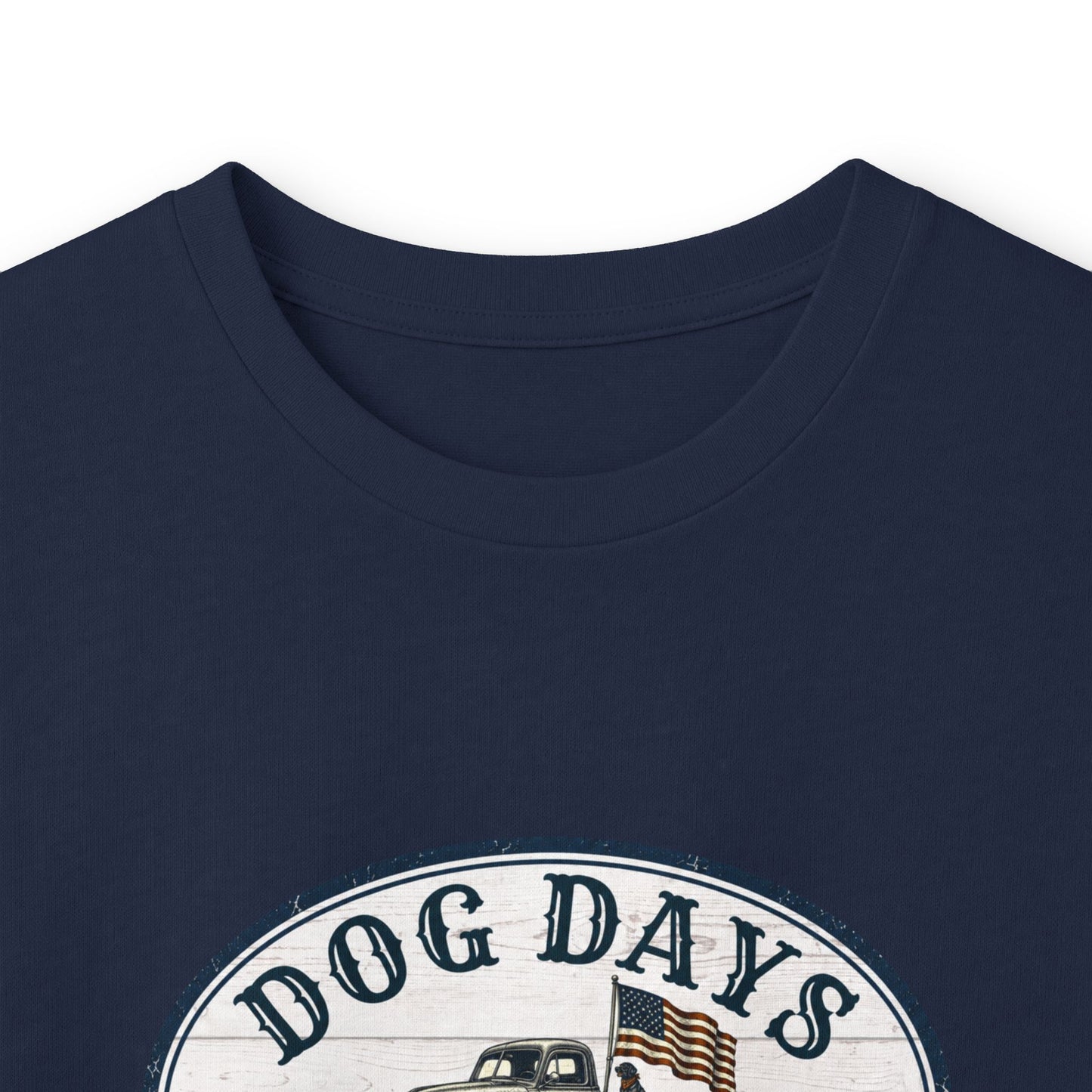 Dog Days Mercantile Logo Long Sleeve T-Shirt | Unisex Gildan® Long Sleeve Tee | Farmhouse Americana Dog Lover Shirt