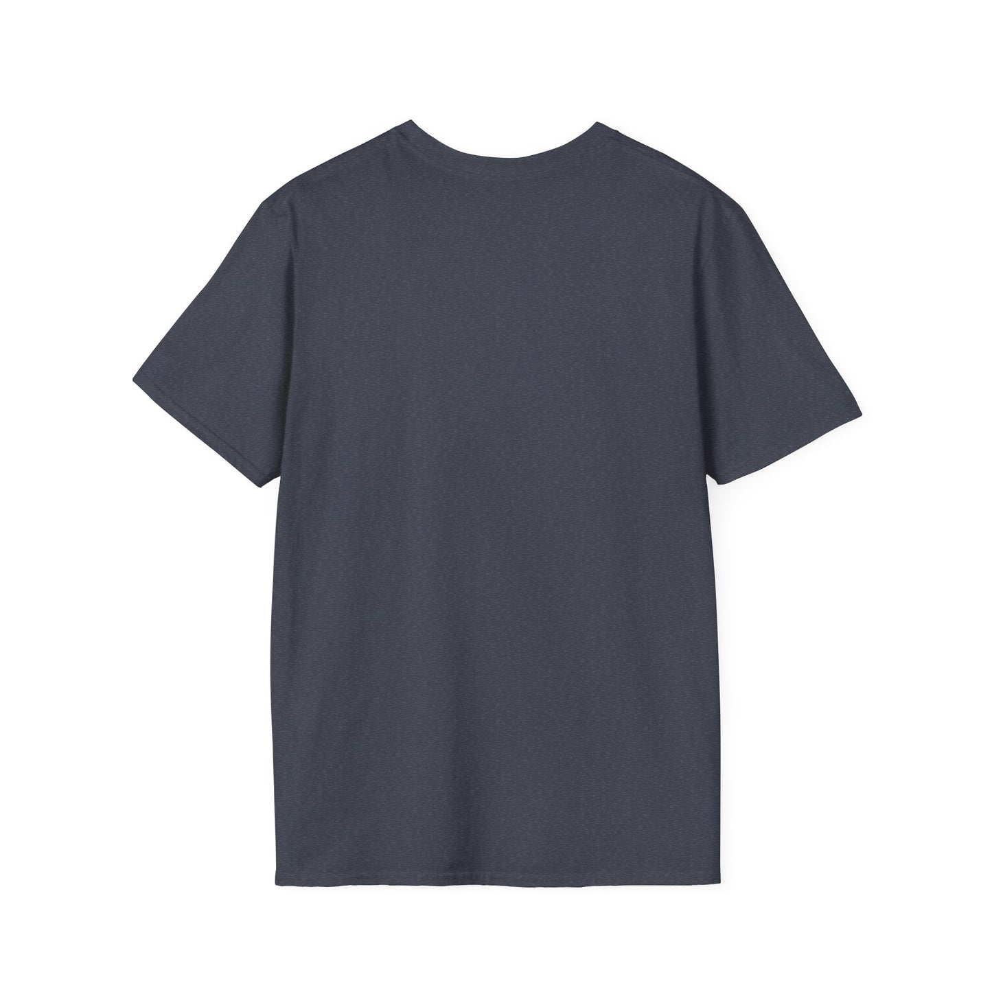 Raising Patriots & Pups Gildan Unisex T-Shirt | Patriotic Dog Lover Graphic Tee in Heather Blue