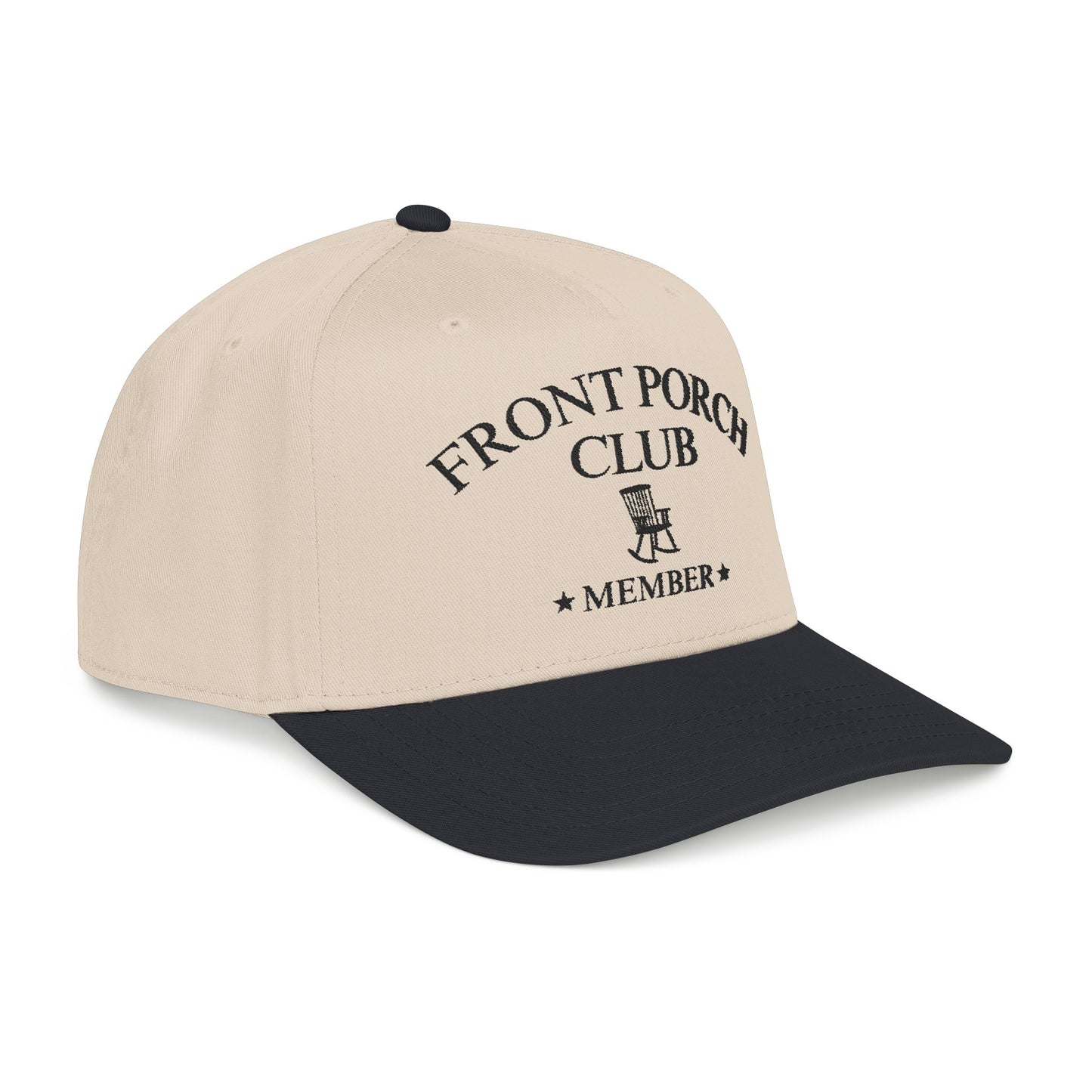 Front Porch Club Member Embroidered Trucker Hat | Vintage Country Baseball Cap | Dog Days Mercantile
