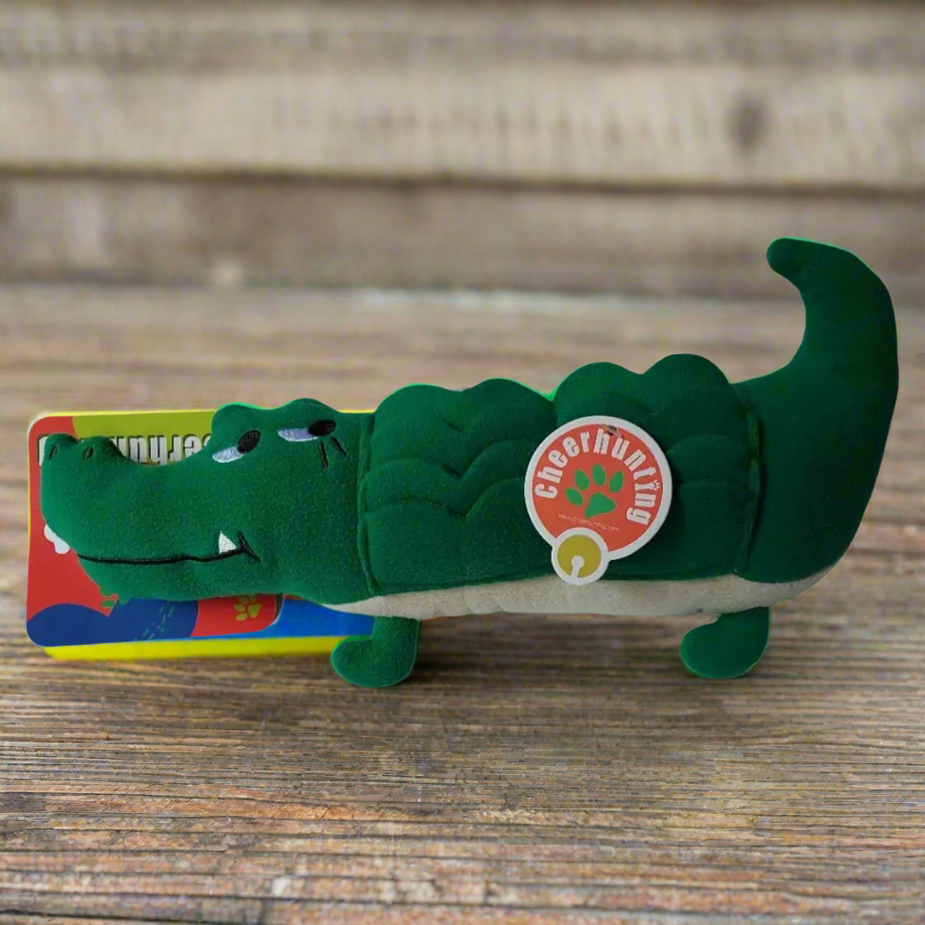 Interactive Crocodile Treat Dispensing Dog Toy | Plush Puzzle & Enrichment Toy