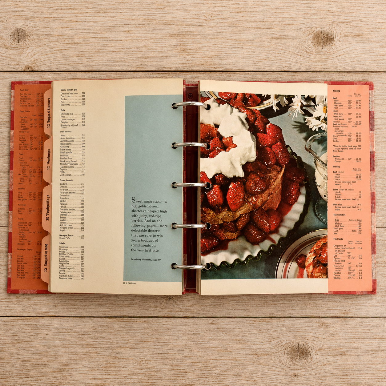 Better Homes and Gardens New Cook Book, 1953 Binder 5-Ring Hardcover